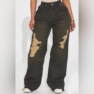 Belleville Baggy Ripped - Black Wash